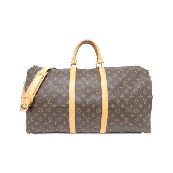 LOUIS VUITTON Brown Monogram Keepall Bandouliere 55 Boston Bag - Picture 1 of 10